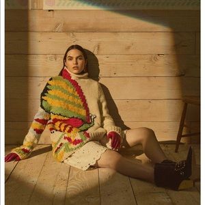 Tory Burch Handknit Butterfly Inartsia sweater